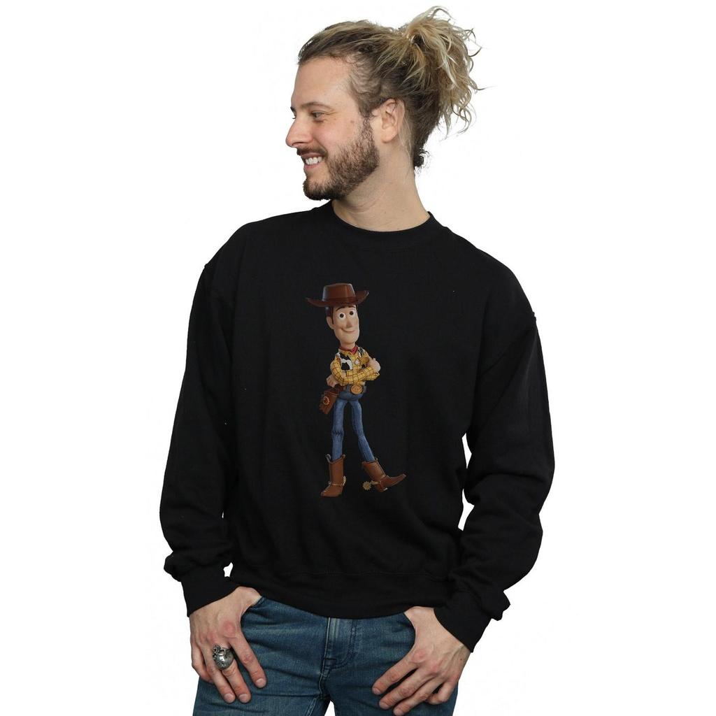 Disney Mens Toy Story 4 Sherrif Woody Sweatshirt