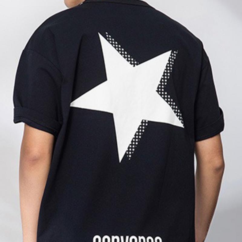 Converse Sorona STar Icon T shirT Black Mcj785 023