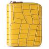 Card case ladies 2026 new high-end document storage bag stone pattern wallet multi-card coin purse double zipper bag