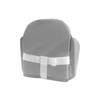 Baby High Chair Cushion - TINEO - Evolutionary - PVC - Safety Straps - Easy To Wash - 27x26x33cm Grey