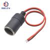 12v 10A/15A/20A/50A Car Mounted Cigarette Lighter Charger with 30cm Cable Female/Male Socket Plug Connector Adapter Universal