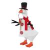 Christmas Goose Costume Felt Fabric Seasonal Goose Figurines Costume Handmade Festive Outfit Table Desk Decoration