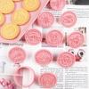 8 Pcs Christmas Cookie Molds Christmas Dough Stamps Plastic 3D Cartoon Pressable Cookie Molds Diy Candy Baking Pastry Decoration