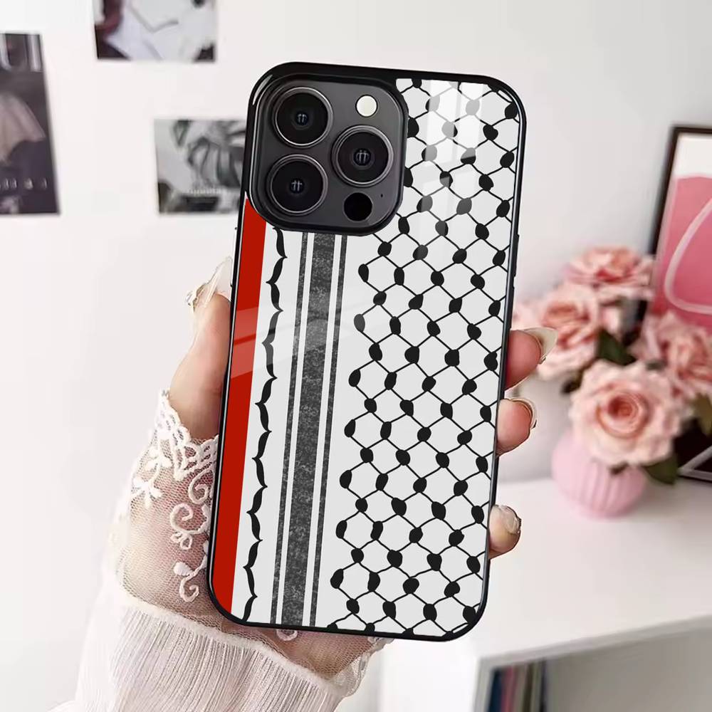 P-PalestineS Hattah K-Keffiyeh Phone Case For iPhone 17,16,15,14,13,12,Plus,Pro,Max for Magsafe Magnetic Wireless Charging