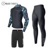 Men's Full Body Long Sleeve Quick-Dry Sun Protection Surfing & Diving Swimsuit