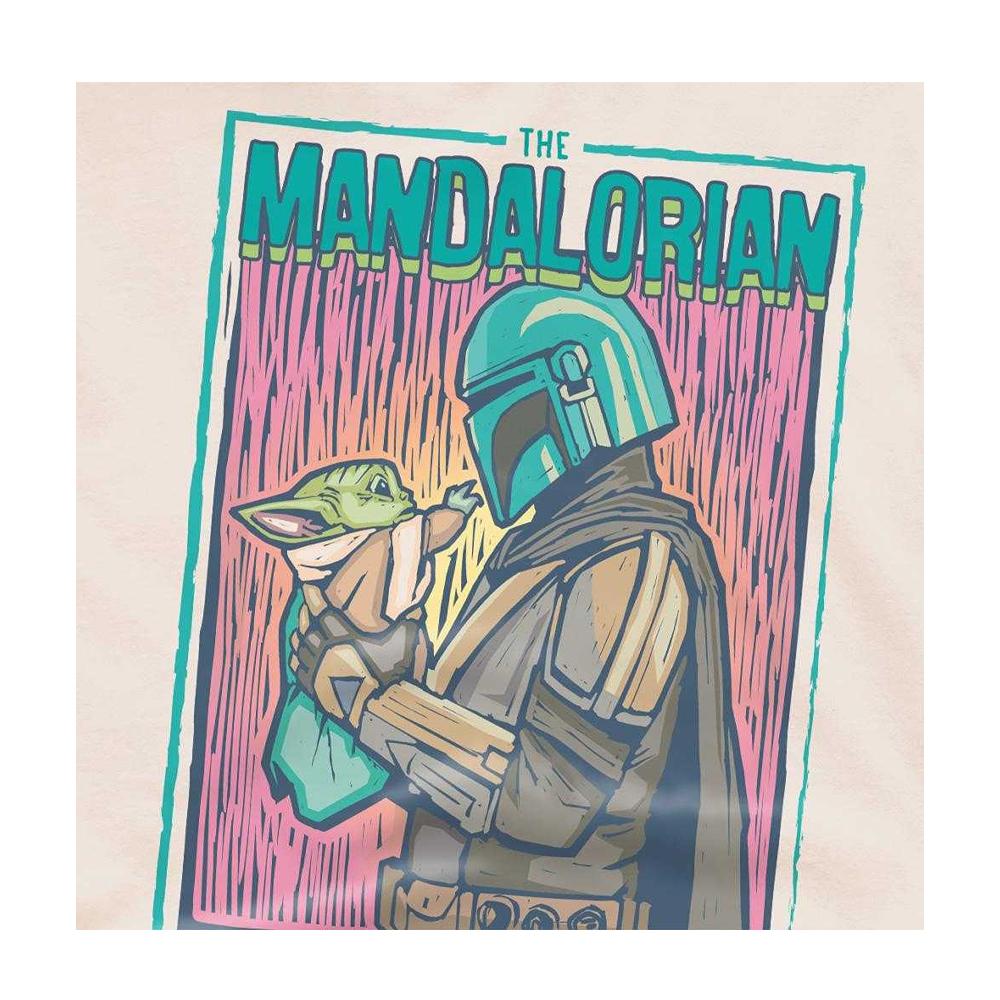 Star Wars: The Mandalorian Unisex Adult This Is The Way Linocut T-Shirt