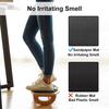 Wooden Balance Board Footrest Stool Solid Wood Stretching Board Foot Pedal for Under Desk Fitness Leg Stretching