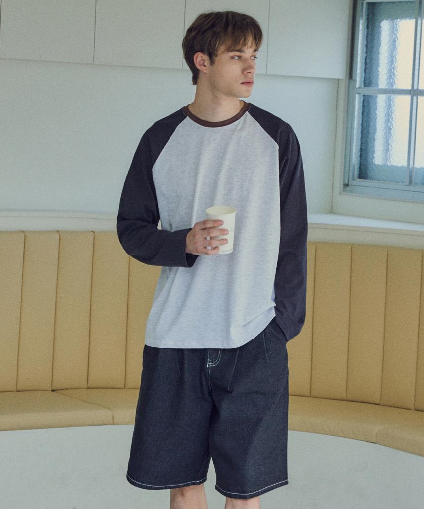 Wednesday Oasis Raglan Stitch Sleeve T-Shirt_3 Colors (W25-Tp11)