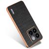 AZNS For Xiaomi 14 Pro Case Leather + TPU Electroplating Phone Cover Crocodile Texture