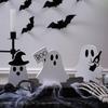 Spooky Halloween Ghosts Adorable Wooden Table Centerpiece Tiered Tray Decoration Desk Ornament Art Craft Party Favor