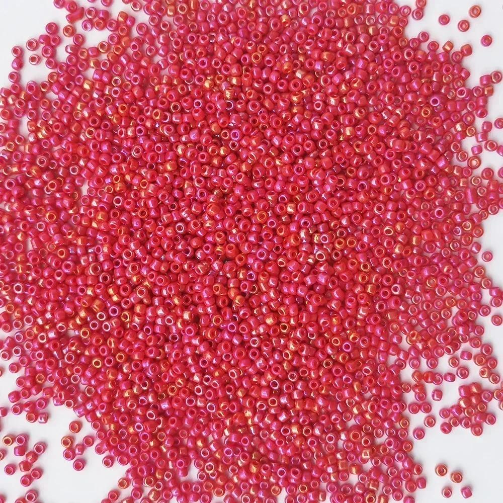 10 g 2 mm 3 mm 4 mm tschechische Glasperlen, kleine runde, lose Perlen in AB-Farbe für die Herstellung von Ohrringen, Armbändern und Schmuckzubehör