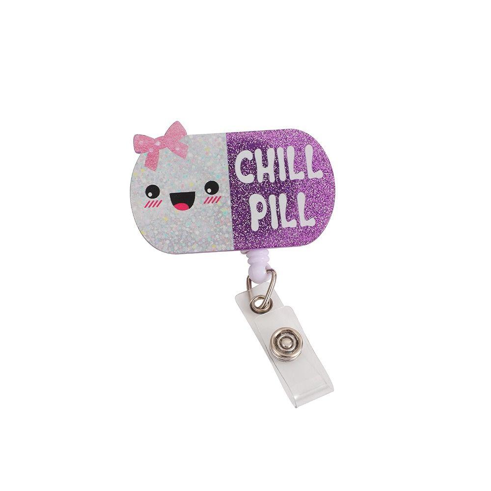 High Resilience Organs Badge Clip Stretchable Name Card Holder  Employee Welfare