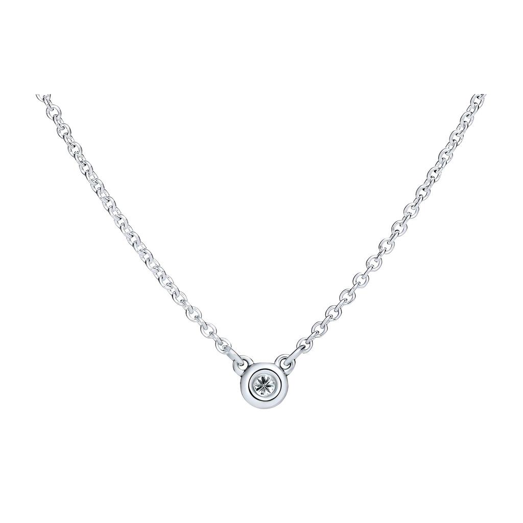Tiffany & Co. Elsa Peretti® Minimalist Elegant 925 Silver Necklace Women Necklace 60017891