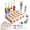 Geometric Shape Matching Board Game Montessori Matching Building Blocks Baby Toy  Kindergarten Kids