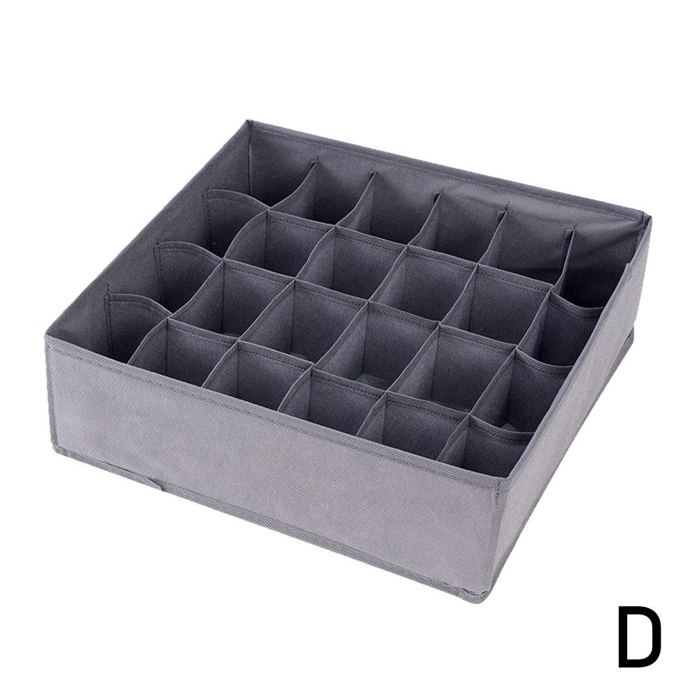 Socken Schubladen Organizer Einteiler Unterwäsche 24 Fächer Schrank Organizer Halter zur Aufbewahrung von Socken Taschentüchern Krawatten Gürteln 6/7/8 Fächer