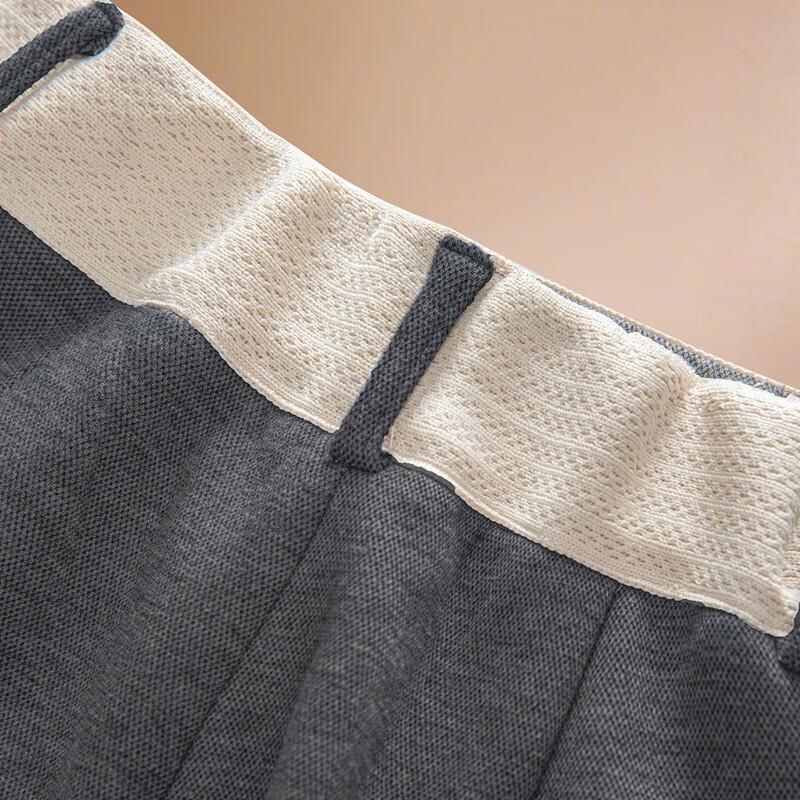 Women's Color-Block High-Waist Wide-Leg Pants