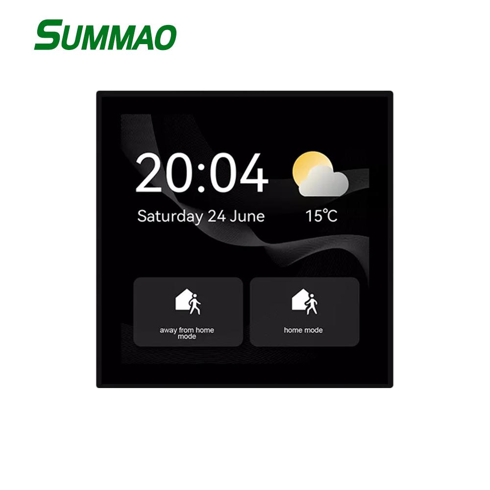 Tuya Smart ZigBee Multi -function Central Control Smart Screen Super Smart Panel Wall Switch 86*86mm