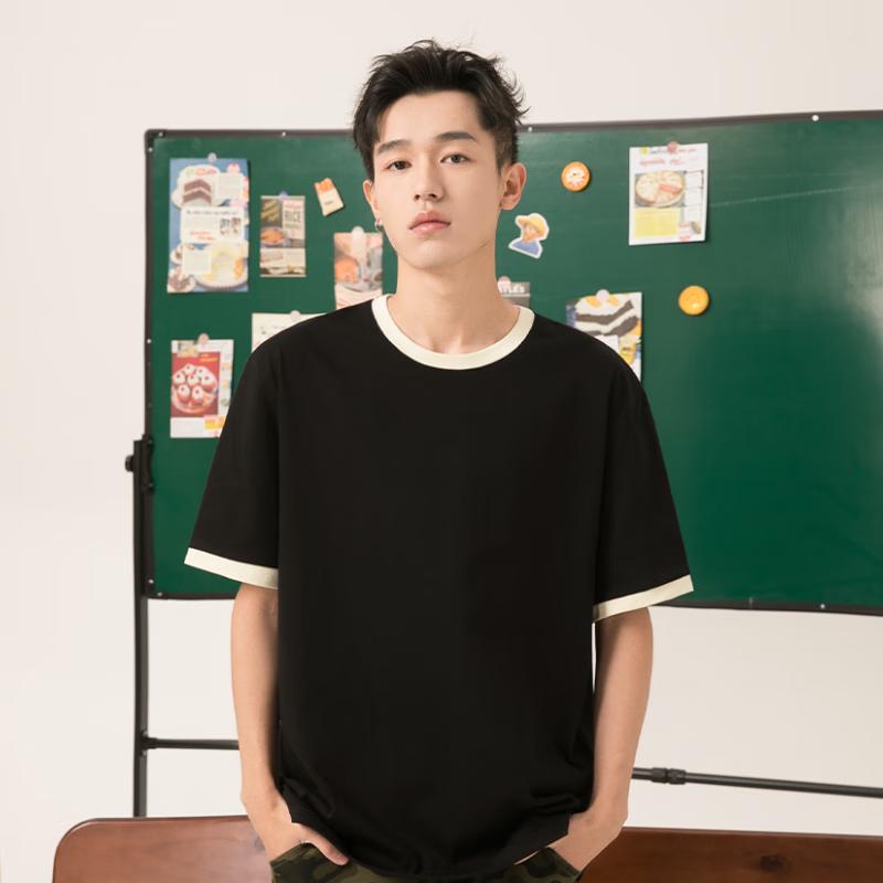 MINISO Men's 2025 Summer Trendy Cotton T-Shirt