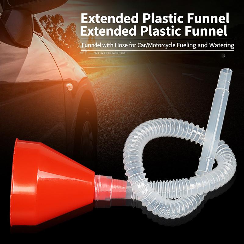 2-in-1 Betankungstrichter mit Sieb Ausgießer für Öl Wasser Kraftstoff Benzin Diesel Benzin für Auto Auto Motorrad Fahrrad LKW ATV