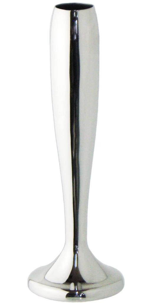 Nagao Tsubame Sanjo Single Flower Vase Round 21cm Stainless Steel Made In Japan 18-8