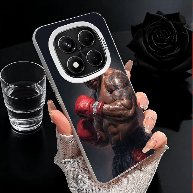 Mike Tyson Boxer Man Soft Phone Case for Xiaomi Redmi Note 13 14 15 Pro Plus 12S 12 11S 11 11T 10S 10 Shockproof Cover Back Shel