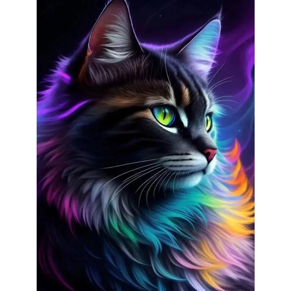 DIY Full Round Diamond Painting Cross Stitch 3D Animal Art Style Home Scene Decorative Diamond Painting 5d Diamond Art Painting