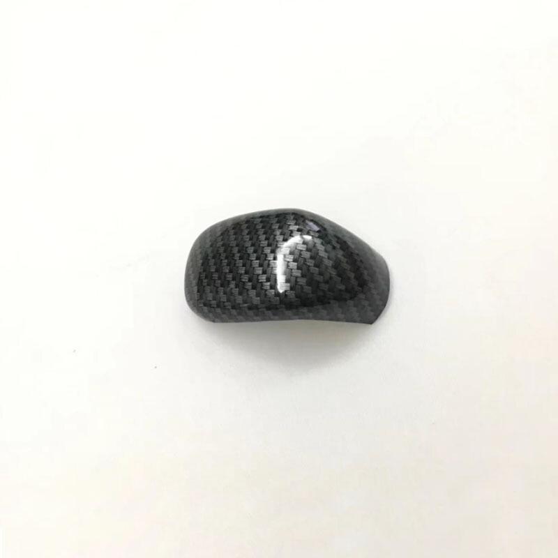 For Nissan Juke Car Gear Shift Lever Knob Handle Cover Trim ABS Chrome/Carbon Fibre Car Accessories Sticker