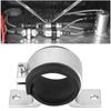 Aluminum Alloy 50mm Car Fuel Pump Mounting Bracket Single Filter Clamp   Black