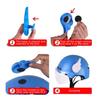 1 Pair Motorcycle Helmet Wing Decoration Adhesive Universal Cycling Scooter Bicycle Motorbike Skateboarding Helmet Decorative Wing Helmet Accessories