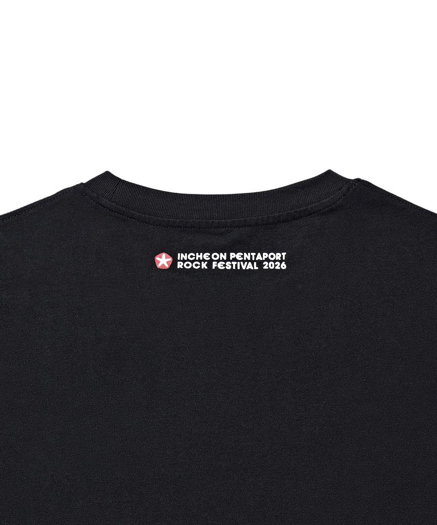 DISCUS ATHLETIC 2026 Pentaport Typo T-Shirt Black