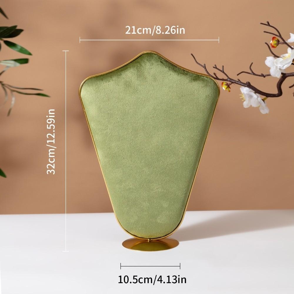 Crown Shaped Necklace Display Holder Metal Base Jewelry Organizer Store Window Display