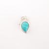 Natural Blue Turquoise Gemstone 925 Sterling Silver Pendant Engagement Jewelry PP-56-32