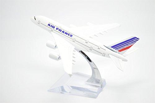 TANG DYNASTY 1/400 16cm Air France Airbus A380 Alloy Airplane Model Toy