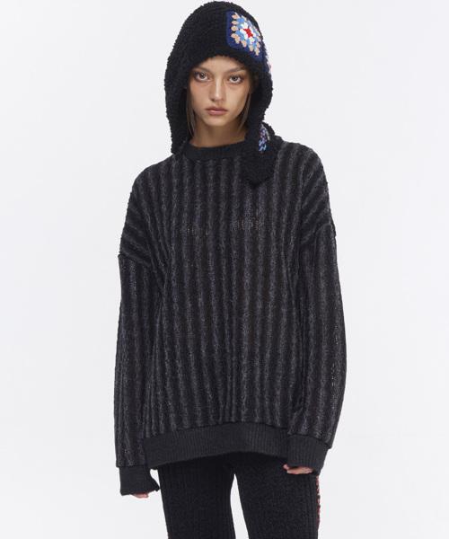 Greatest Stripe Knit Black Free