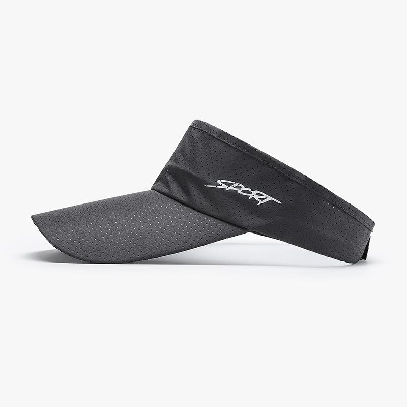 Summer Breathable Sun Visor Hat For Men Women Uv Protection Quick Dry Empty Top Sports Cap For Tennis Golf Running