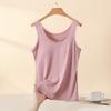 Plus Size L to 4XL Bra Padded Tank Tops Women's Lace Trim Camisole Bralette Casual Daily Layering Underwear  Sleeveless Tee Tops