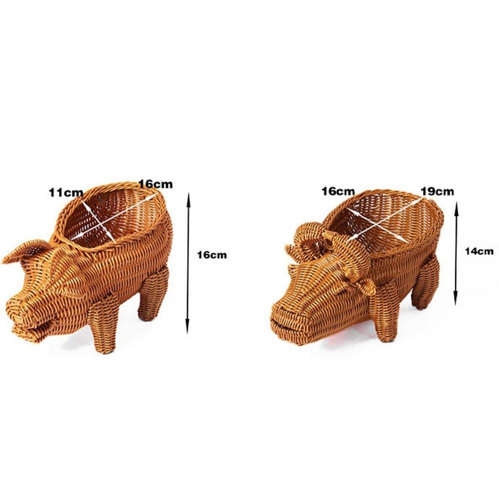 Multistyles Storage Rattan Woven Tea Tray  Restaurant Serving Tabletop Display