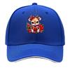 Cute Christmas Reindeer Reading Book Holly Poinsettia Gift Sandwich Baseball Cap Unisex Women Sun Cap Outdoor Workouts Hat