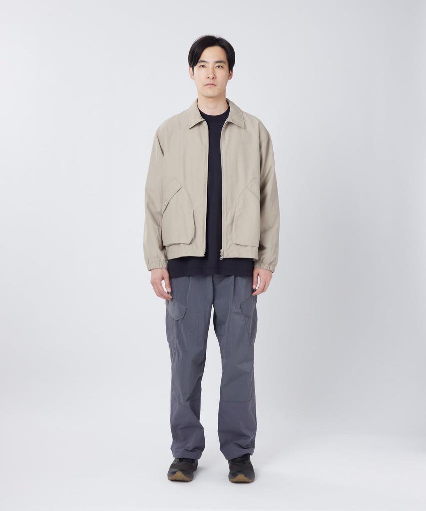 Snow Peak Light Dobby Cloth Harrington Jacket and GREIGE S JK-26SU010, Outerwear, Men's Women's,