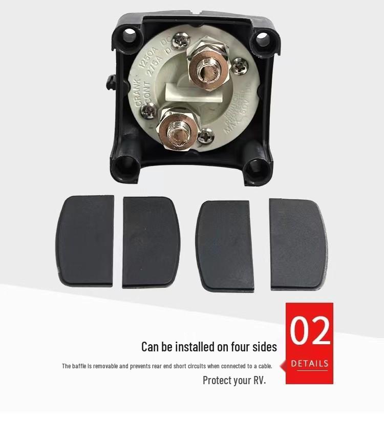 High Current Battery Power Off Switch for Yachts & Cars