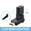 HDMI-Compatible Adapter 90 270 Degree Right Angle Male Converter HDMI-Compatible / To Female Micro 4K Extender Connector Mi G3Z6