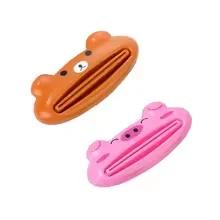 2/4/5pcs Cute Animal Multifunction Squeezer Toothpaste Squeezer Home Commodity Bathroom Tube Cartoon Toothpaste Dispenser