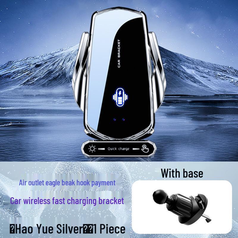 

Wireless Car Phone Holder & Charger: Fast Charging with Cable, New Model