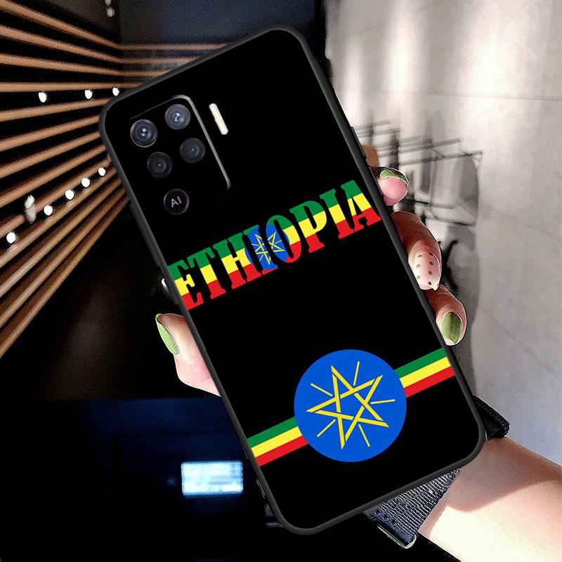 Ethiopia Flag Case For Oppo A5 Pro A15 A17 A57 A77 A18 A38 A58 A78 A98 A94 A74 A54 A16 A76 A96 A40 A60 A80