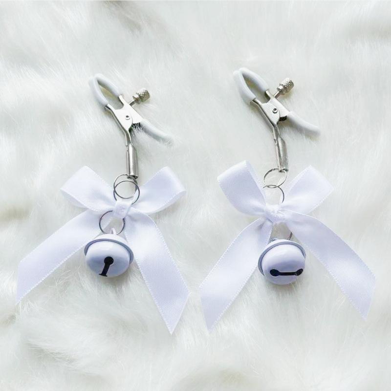 Damen Brustwarzen- und Schamlippenklemmen - SM-Glocken Erwachsenenspielzeug für Paare