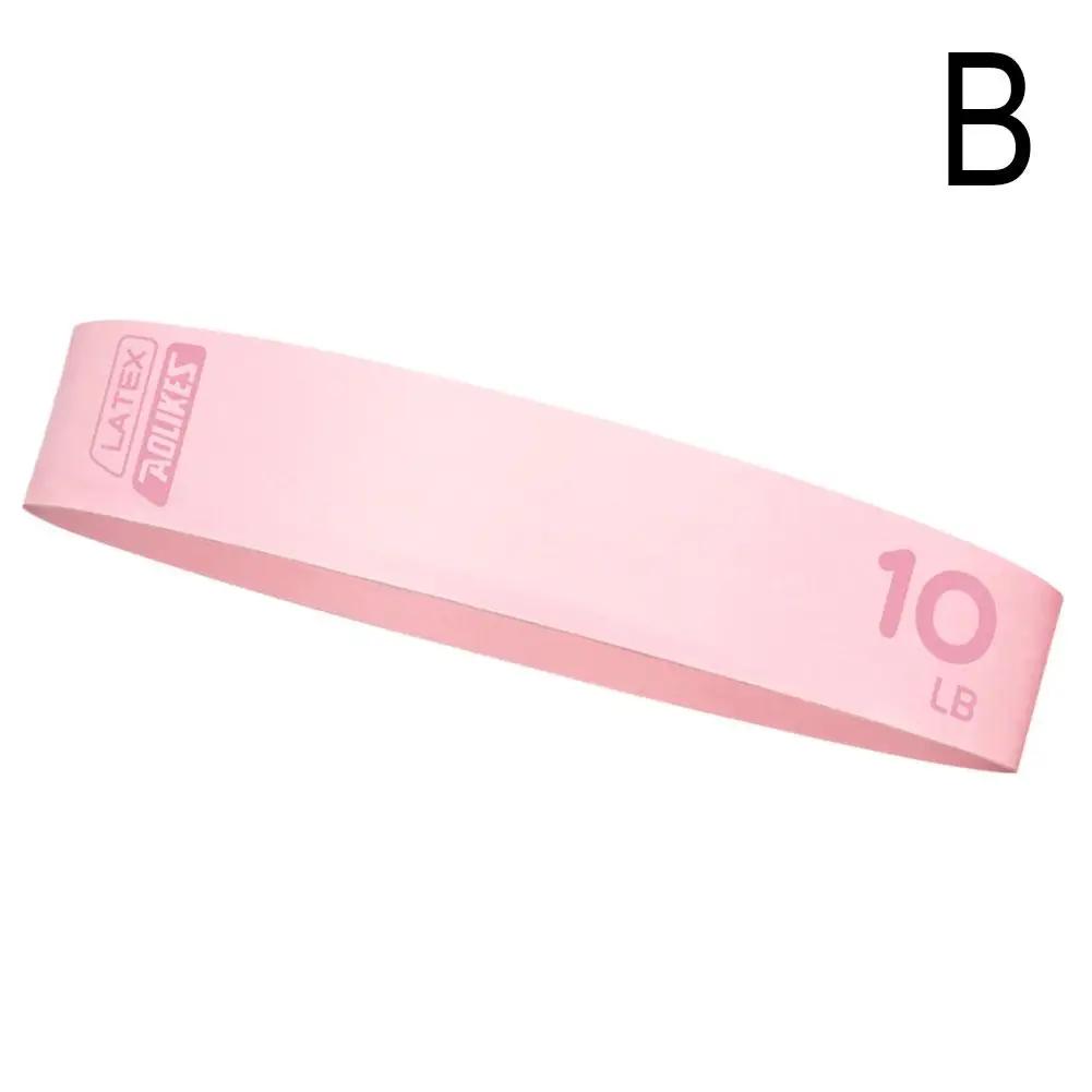 Yoga Elastic Bands Portable Pilates Hip Circle Expander Latex Fitness Gym Bands Resistance Family Tension Belt Exercise C6Q7