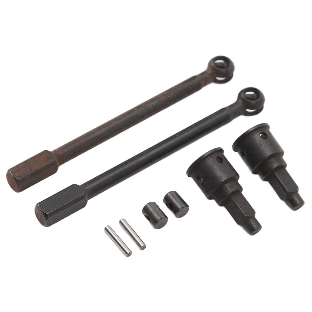 RC Drive Shaft Rust Proof Steel Front Axle Drive Shaft Set Replacement for Axial 1/18 UTB18 Capra Remote Control Car