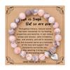 1Pc Gifts for Women Inspirational Bracelets for Women Gifts for Sister, Best Friend,Daughter for Graduation,Christmas,Birthday Sweet Jewelry Gifts