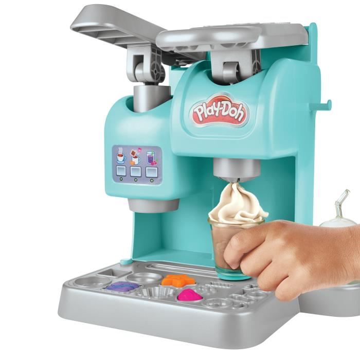 Play-Doh Mon super café, Pâte à modeler, Machine à café jouet pour enfants dès 3 ans, Kitchen Creation