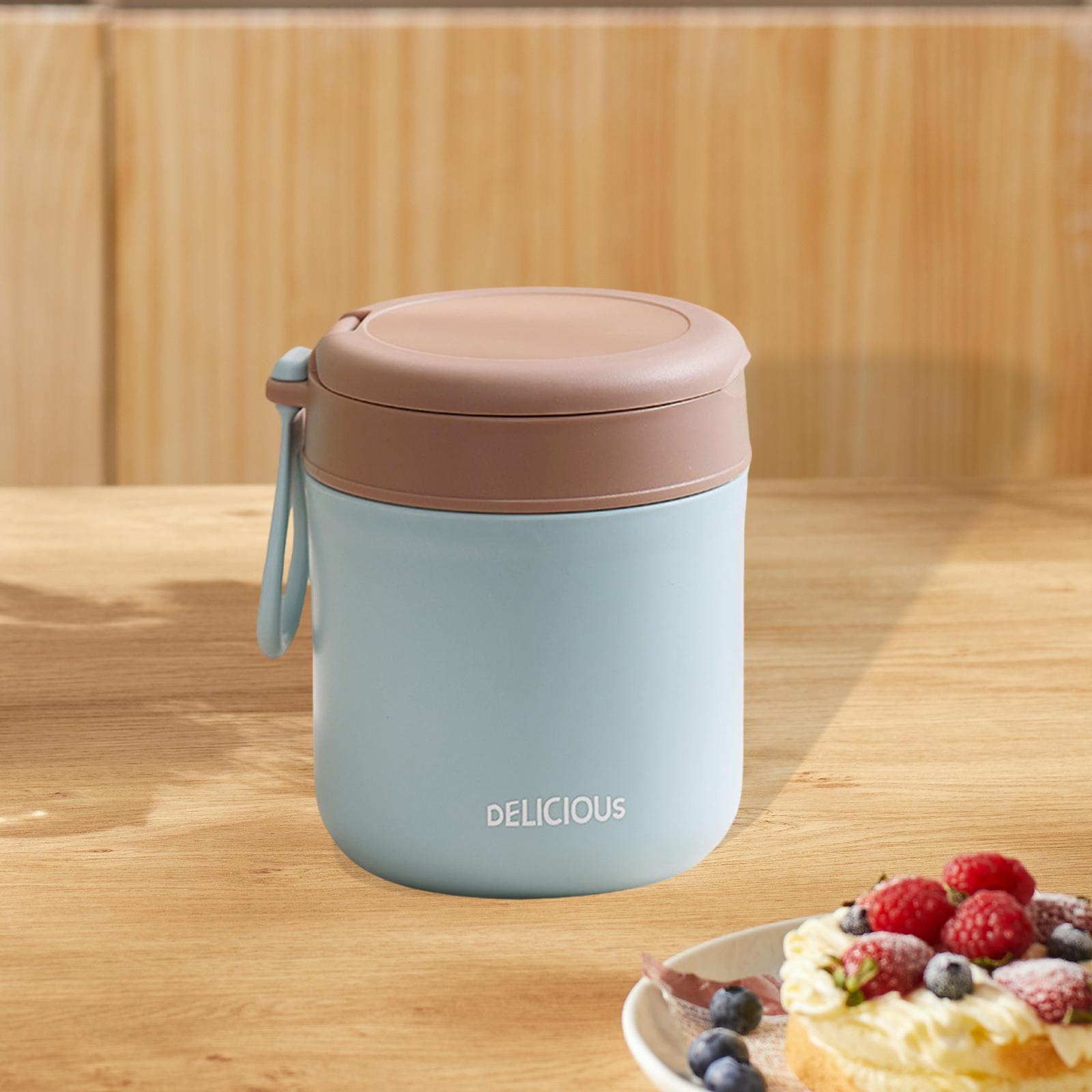 Soup Cup Leakproof 430ml Lunch Containers Wide Mouth Thermal Jar Vacuum Insulated Food Jar for Office Outdoor Travel School